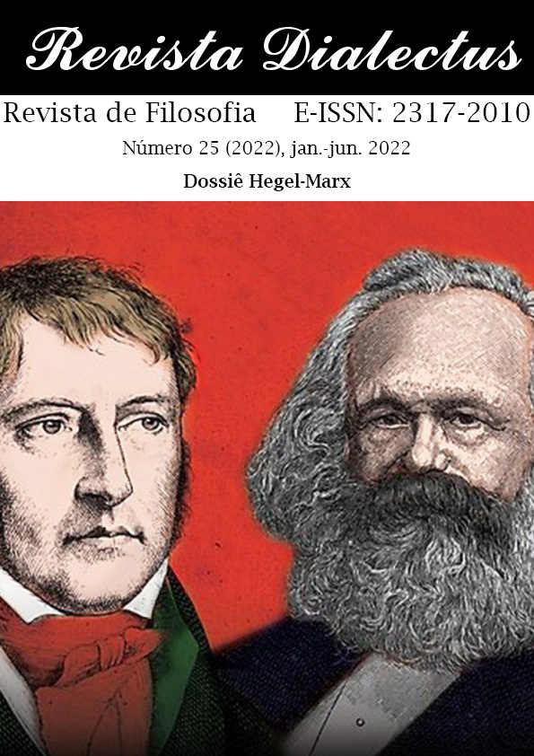 					View Vol. 25 No. 25 (2022): Dossiê Hegel-Marx
				