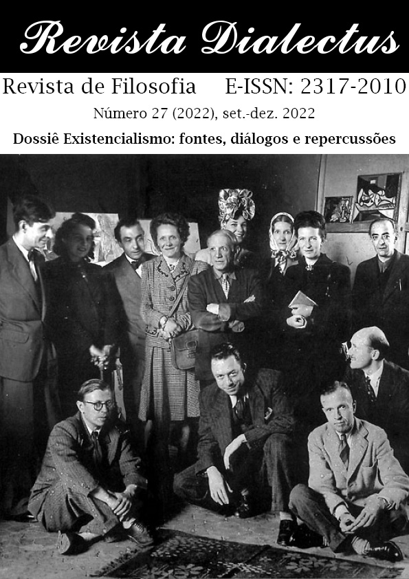 					Ver Vol. 27 Núm. 27 (2022): Dossiê Existencialismo: fontes, diálogos e repercussões
				