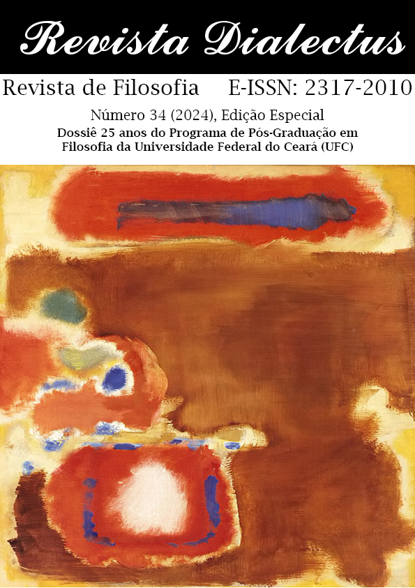 					Visualizar v. 34 n. 34 (2024): Dossiê 25 anos do Programa de Pós-Graduação em Filosofia da Universidade Federal do Ceará (UFC)
				