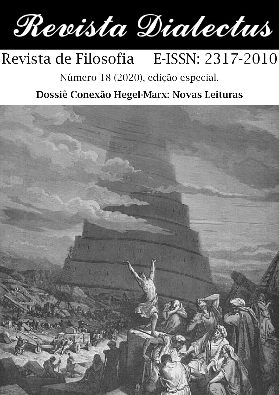 					Visualizar n. 18 (2020): Dossiê Conexão Hegel-Marx: Novas Leituras
				