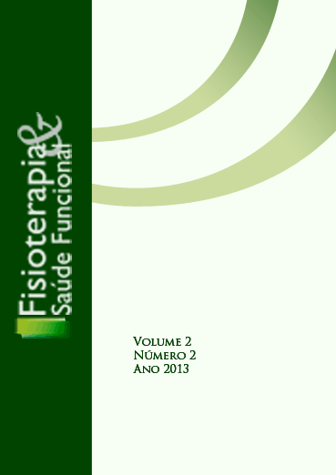 					Visualizza V. 2 N. 2 (2013): Revista Fisioterapia & Saúde Funcional
				