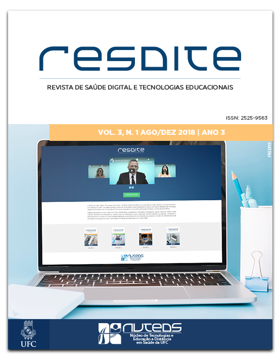 					Ansehen Bd. 3 Nr. 1 (2018): Revista de Saúde Digital e Tecnologias Educacionais
				
