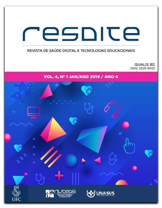 					Ansehen Bd. 4 Nr. 1 (2019): Revista de Saúde Digital e Tecnologias Educacionais
				