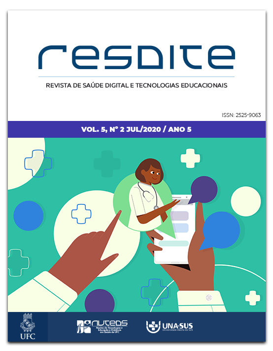 					Ver Vol. 5 Núm. 2 (2020): Revista de Saúde Digital e Tecnologias Educacionais
				