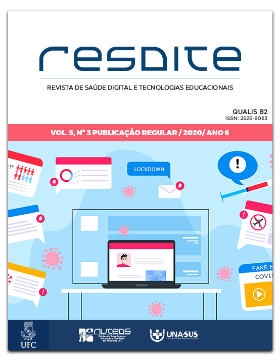 					Visualizza V. 5 N. 3 (2020): Revista de Saúde Digital e Tecnologias Educacionais
				