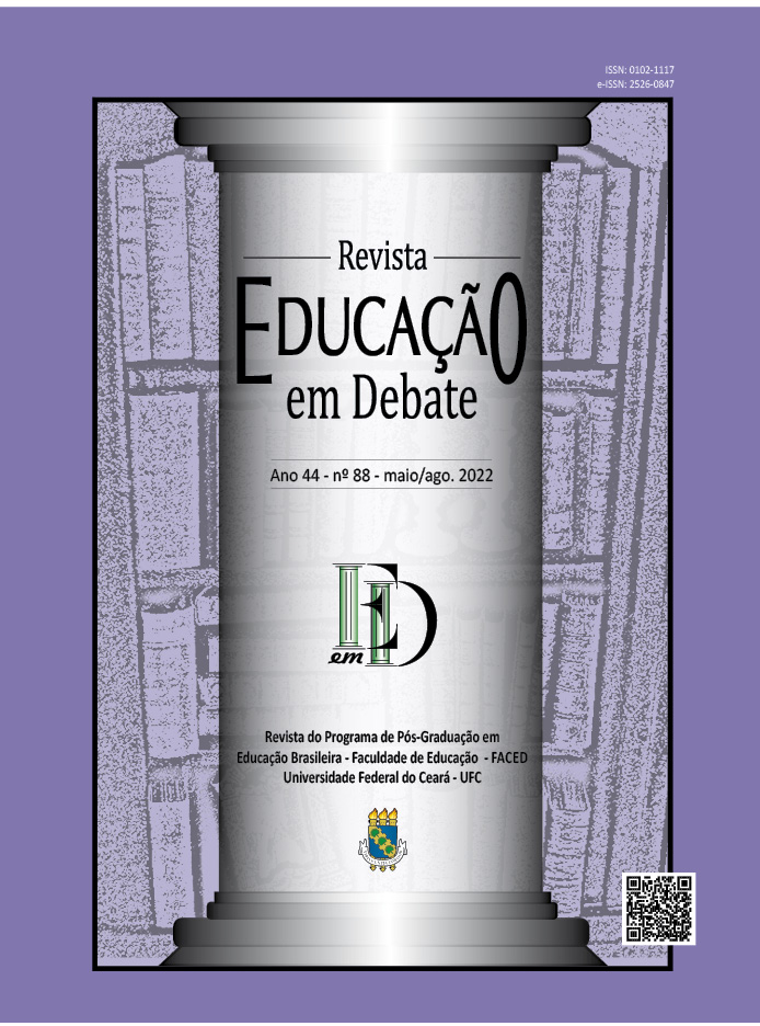 					Ver Vol. 44 Núm. 88 (2022): Revista Educação em Debate
				