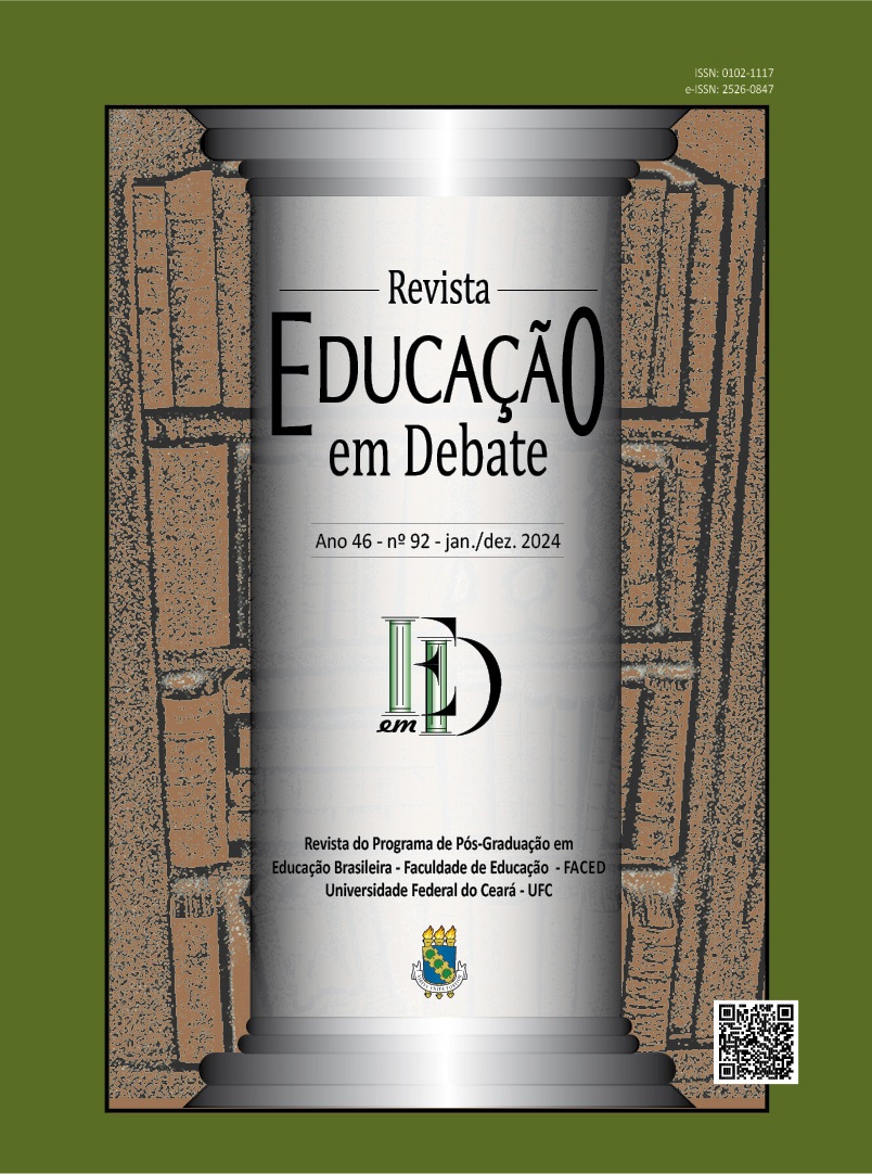 					View Vol. 46 No. 92 (2024): Educação em Debate - Fluxo Contínuo
				