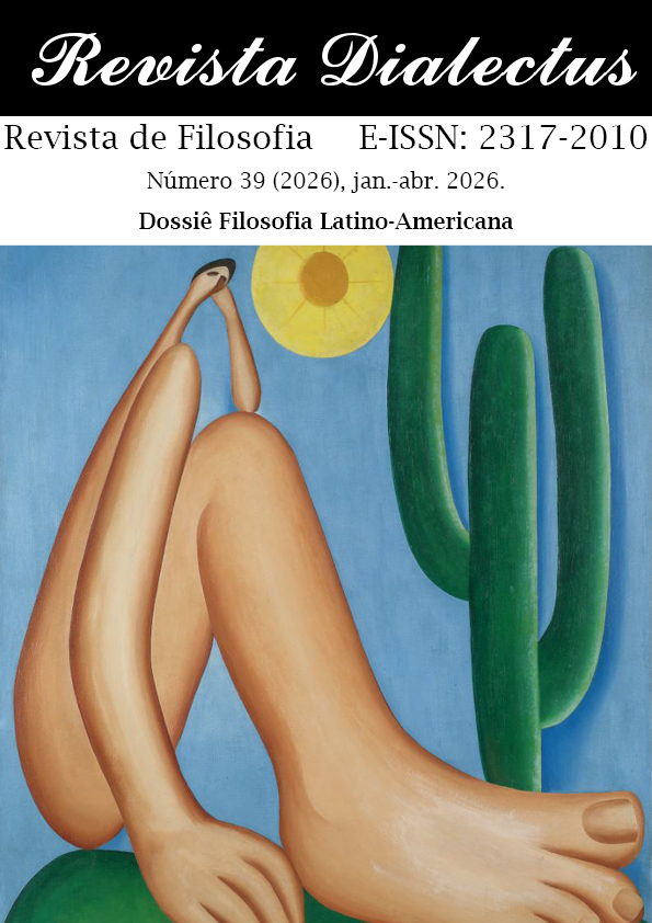 					Visualizar v. 39 n. 39 (2026): Dossiê Filosofia Latino-Americana
				