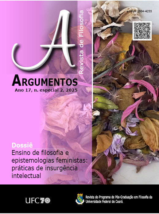 					Visualizar v. 17 n. Especial2 (2025): Especial 2 - Dossiê Ensino de filosofia e epistemologias feministas: práticas de insurgência intelectual 
				
